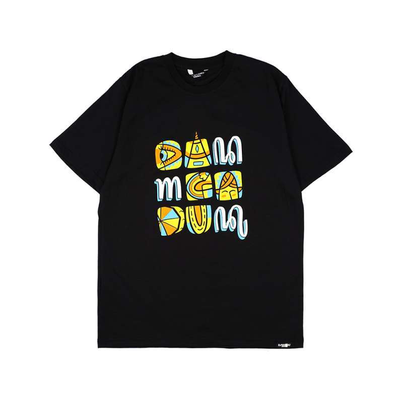 Dagadu Kaos Free Form - Hitam