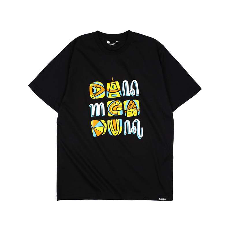 Dagadu Kaos Free Form - Hitam