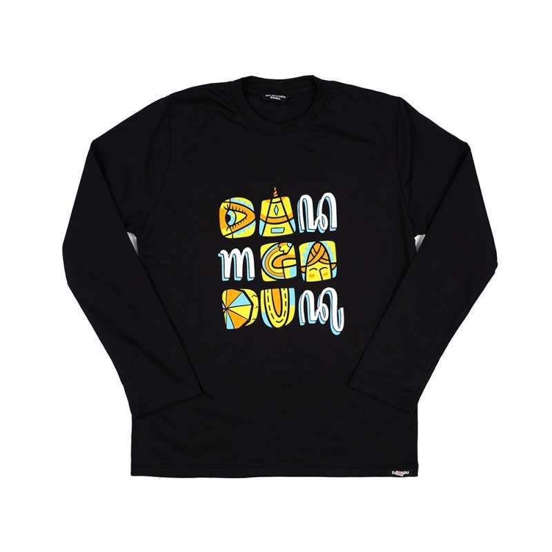 Dagadu Kaos Free Form - Hitam