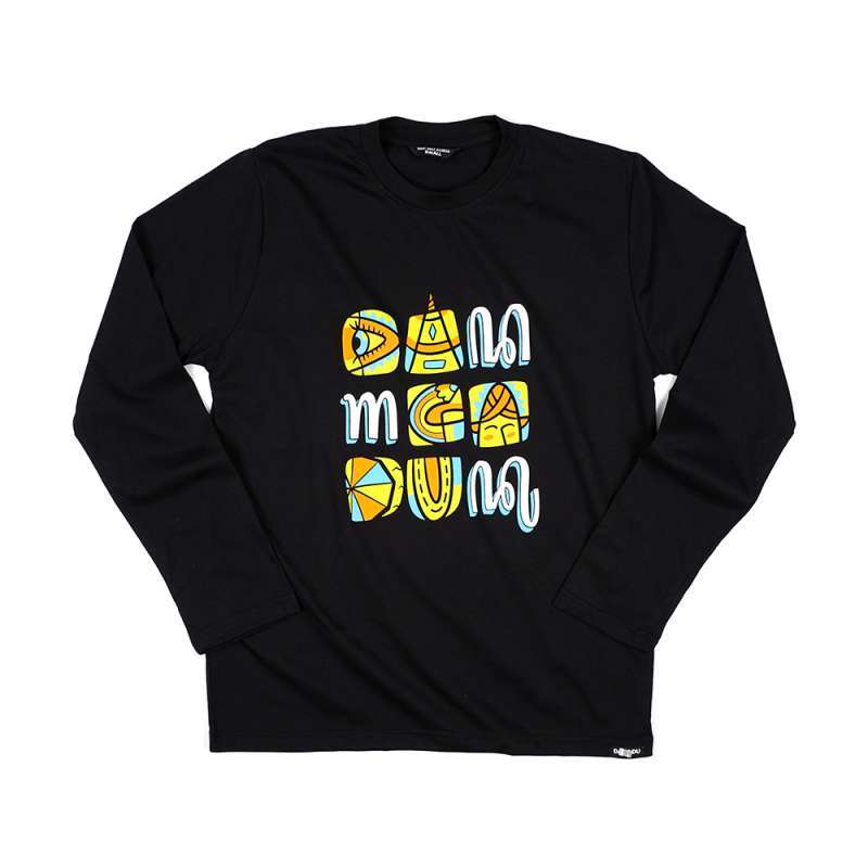 Dagadu Kaos Free Form - Hitam