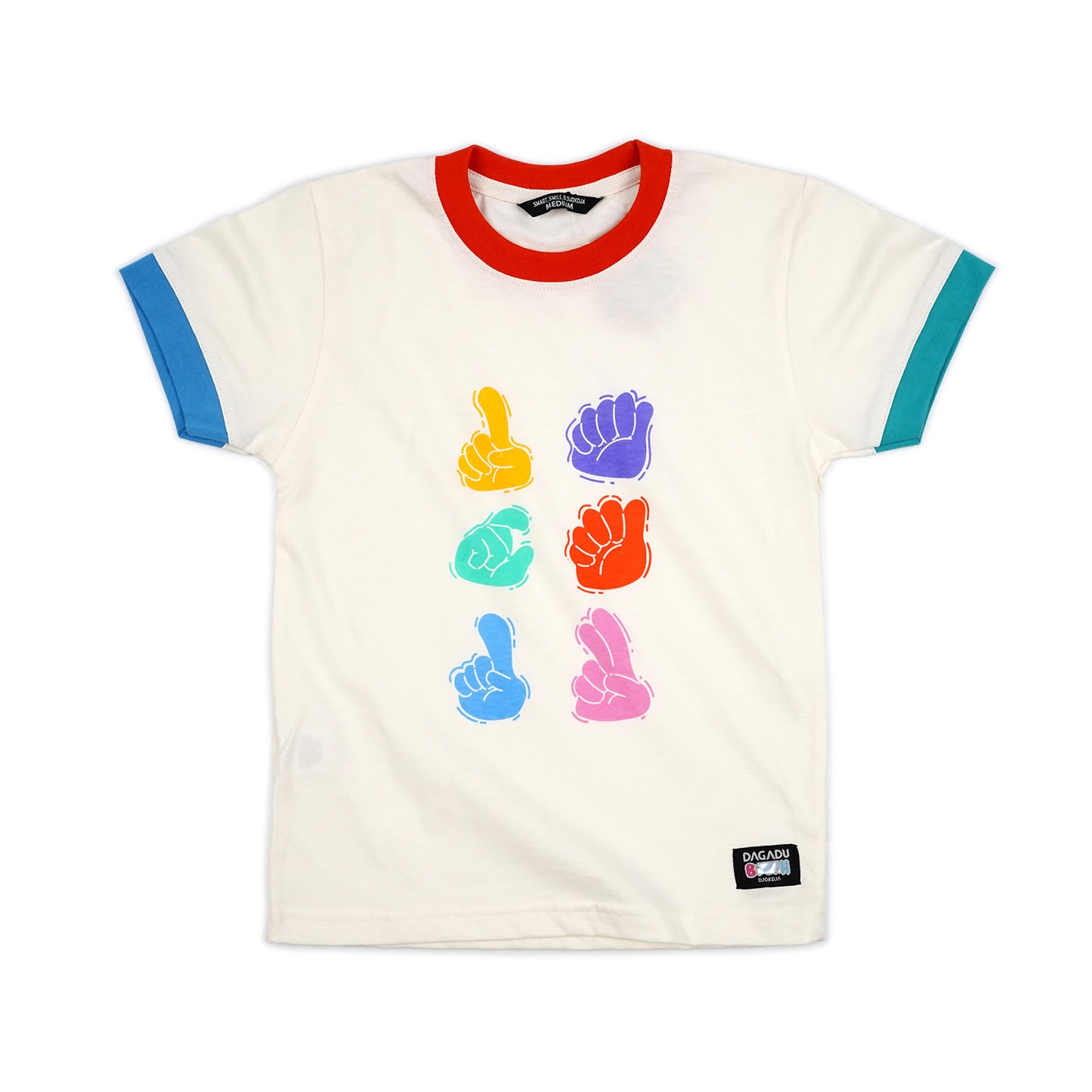 Dagadu Kaos Anak 0-7 Tahun Sign - Off White