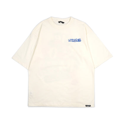 Dagadu Official Merch Merona 2025 Kaos Oversize - Off White