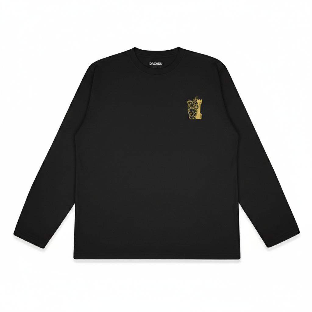 Dagadu T-Shirt Long Sleeve Djokchess | Kaos Lengan Panjang Pria Wanita | Cotton Combed