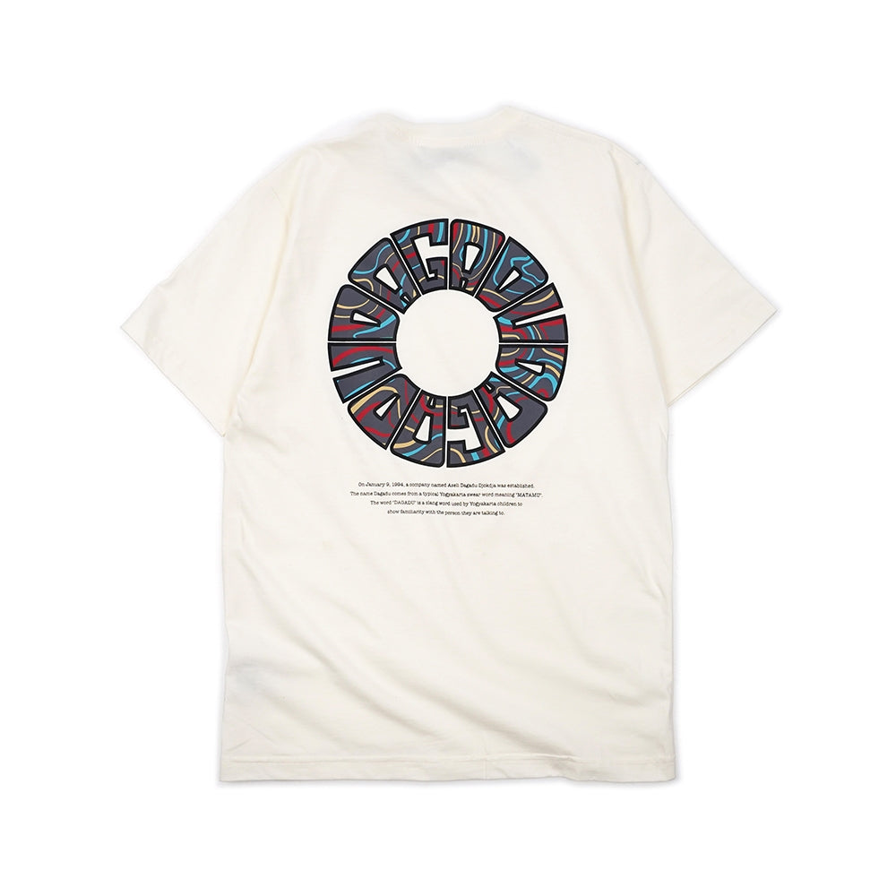 Dagadu Kaos Bigsize  Round - Off White