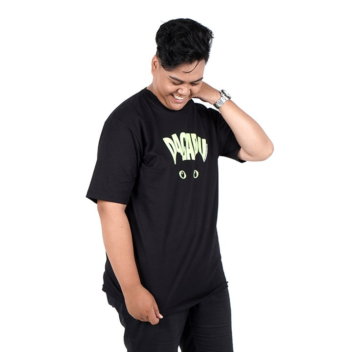 Dagadu Kaos Bigsize Matamucing - Hitam