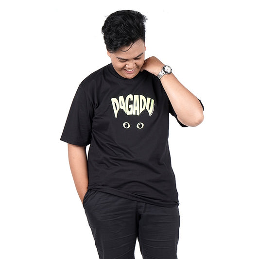 Dagadu Kaos Bigsize Matamucing - Hitam