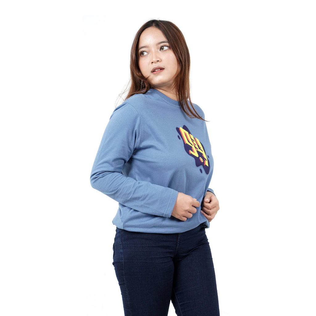 Dagadu Kaos Lumer 94 - Steel Blue