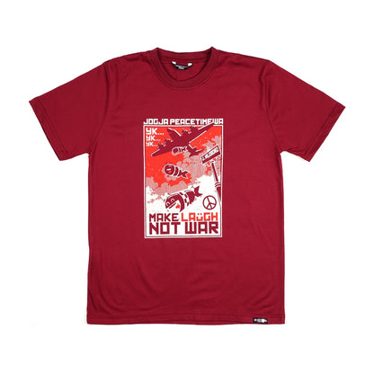 Dagadu Kaos Make Laugh - Burgundy