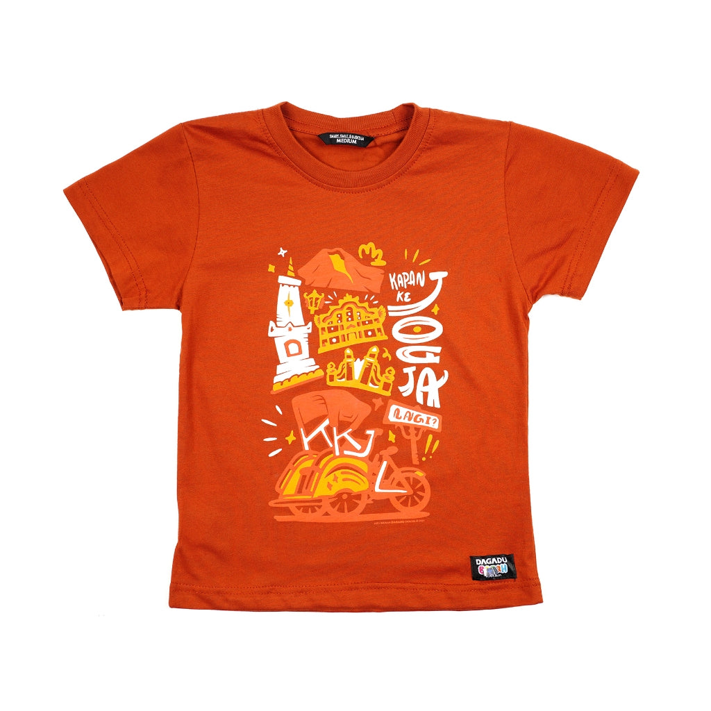 Dagadu Kaos Anak Usia 0-7 Tahun Jogja KKJL - Autumn Orange