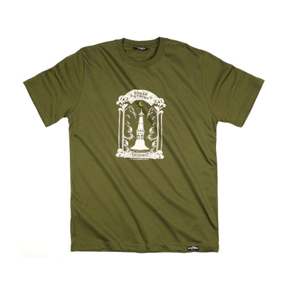 Dagadu Kaos Bigsize The Moon Tugu - Olive