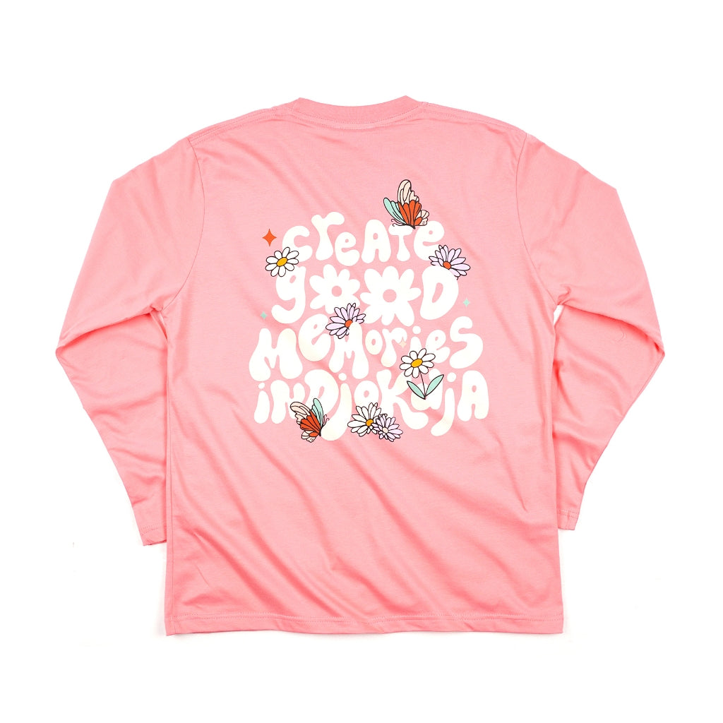 Dagadu Kaos Good Memories - Flammingo Pink