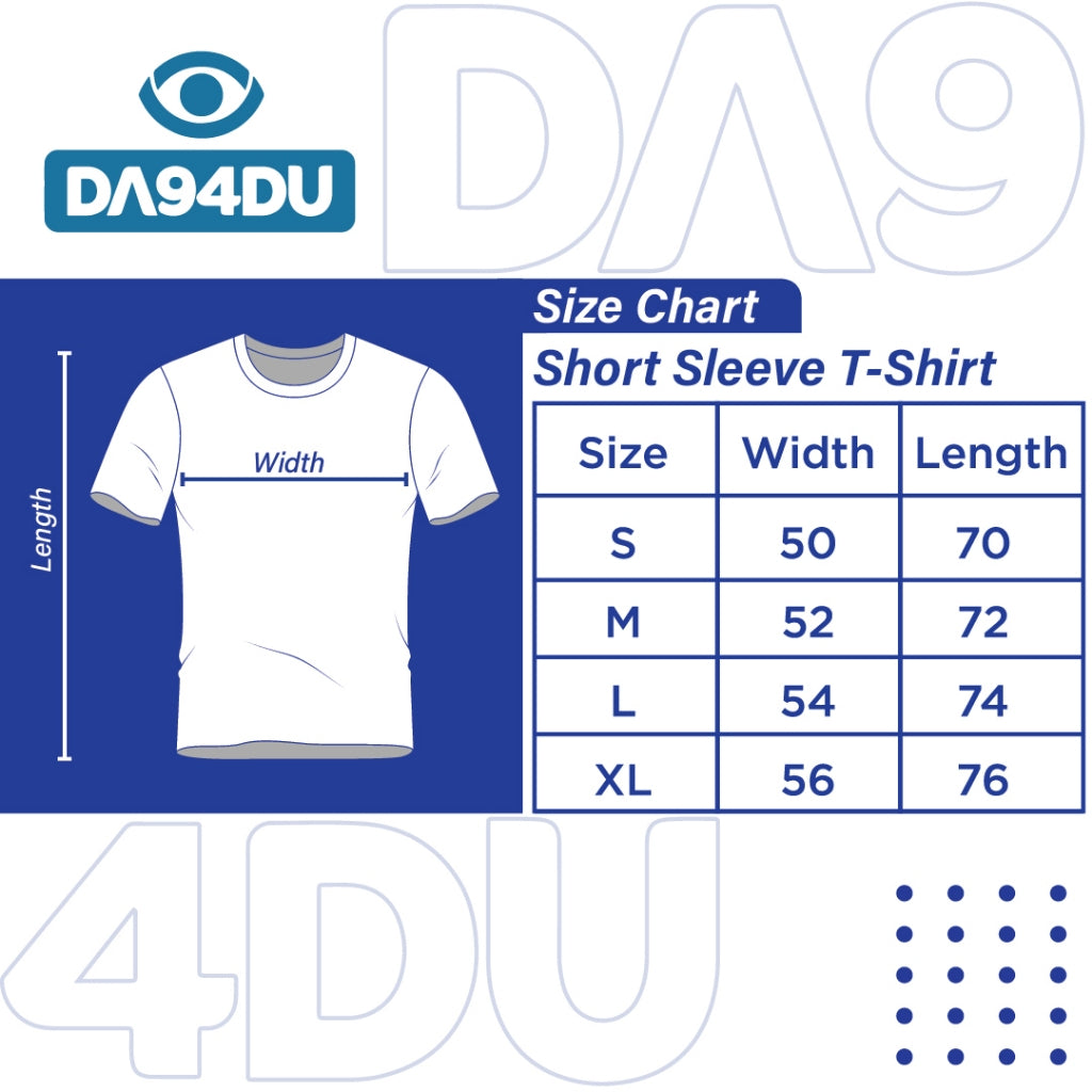 Dagadu Kaos Navy Sleeve Cut & Sew