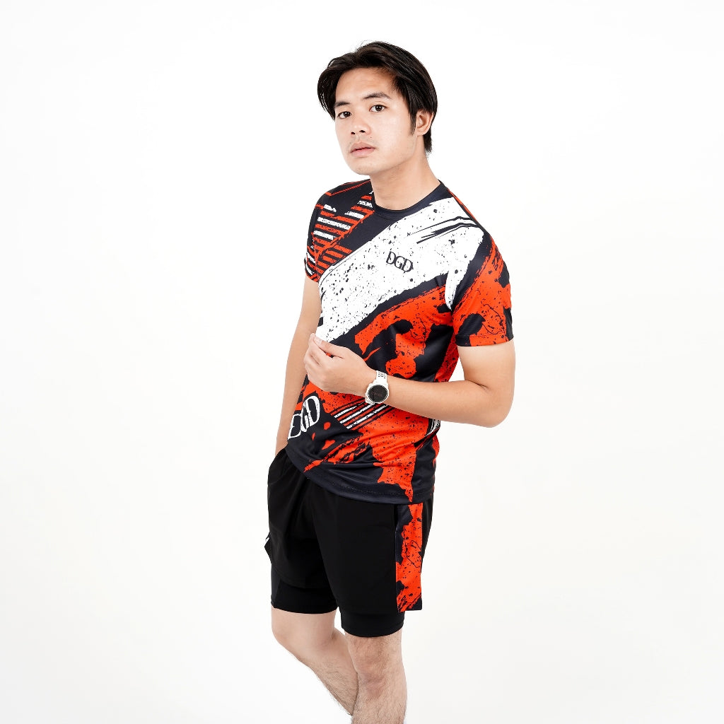 Dagadu Jersey Peta - Hitam