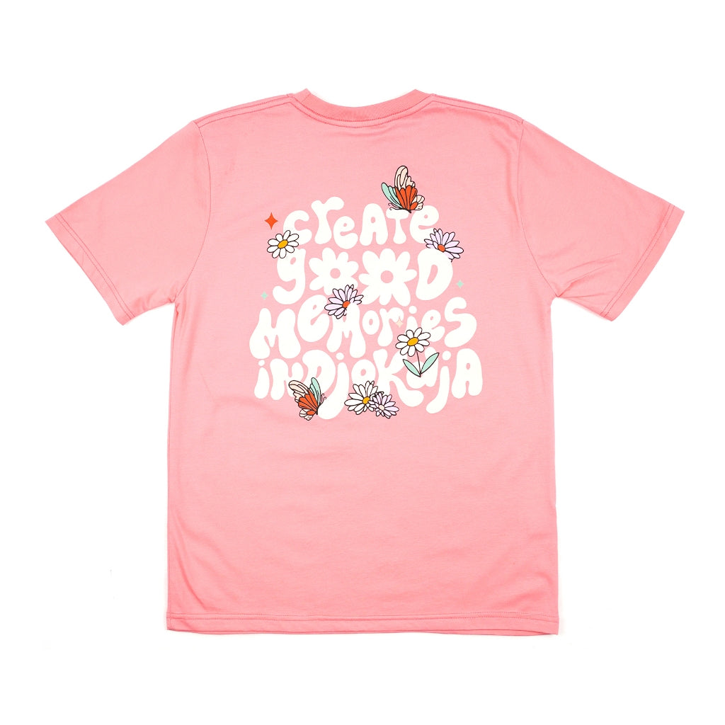 Dagadu Kaos Good Memories - Flammingo Pink