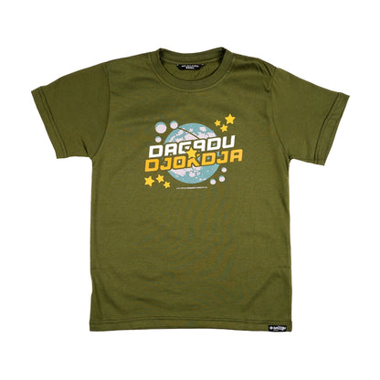 Dagadu Kaos Anak Usia 7-14 Tahun Djokdjatanian - Olive Green