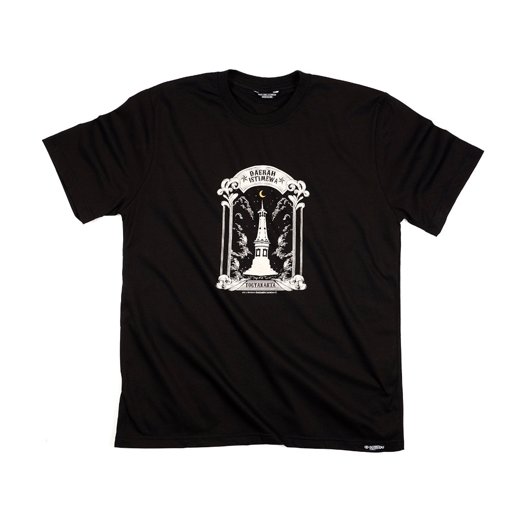 Dagadu Kaos The Moon Tugu - Hitam