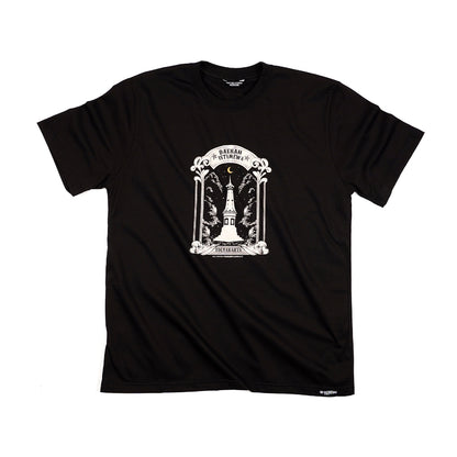 Dagadu Kaos The Moon Tugu - Hitam