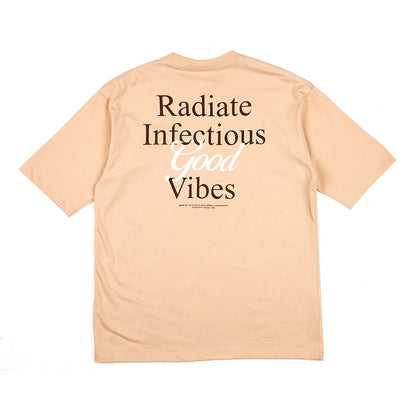 Dagadu Kaos Oversize Good Vibes - Beige