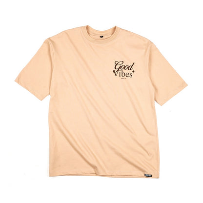 Dagadu Kaos Oversize Good Vibes - Beige