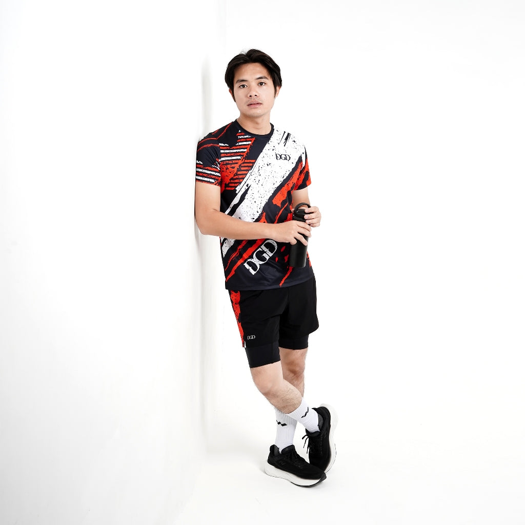 Dagadu Jersey Peta - Hitam