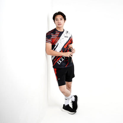 Dagadu Jersey Peta - Hitam