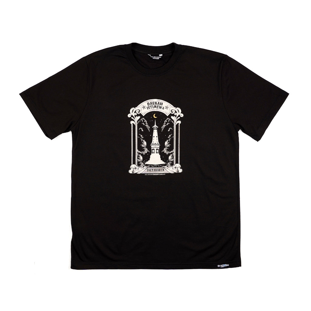 Dagadu Kaos The Moon Tugu - Hitam