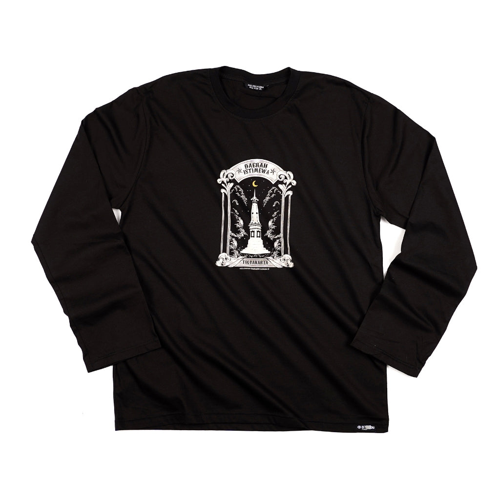 Dagadu Kaos The Moon Tugu - Hitam