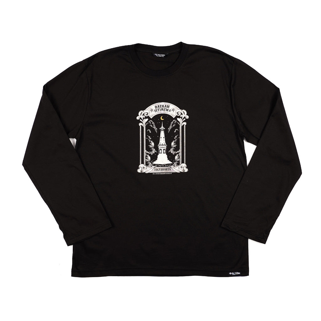 Dagadu Kaos The Moon Tugu - Hitam