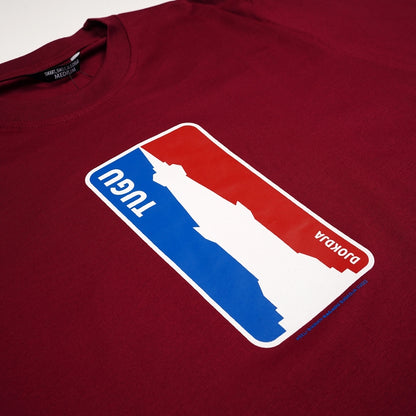 Dagadu Kaos Tugu NBA - Burgundy