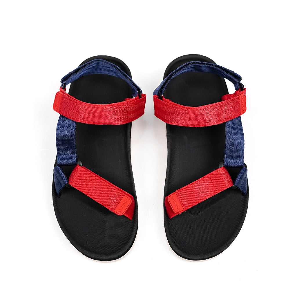 Dagadu Sandal Hiking Stripe - Red Navy