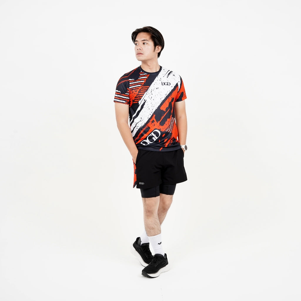 Dagadu Jersey Peta - Hitam