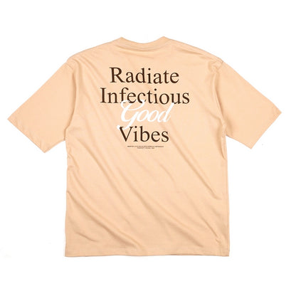 Dagadu Kaos Oversize Good Vibes - Beige