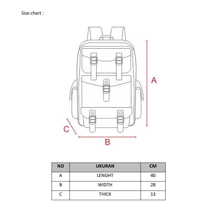 Dagadu Tas Travel Backpack