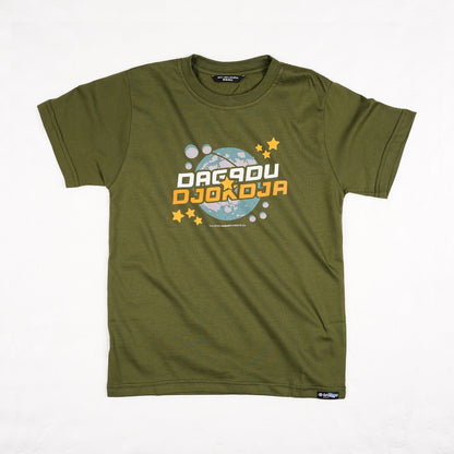 Dagadu Kaos Anak Usia 7-14 Tahun Djokdjatanian - Olive Green