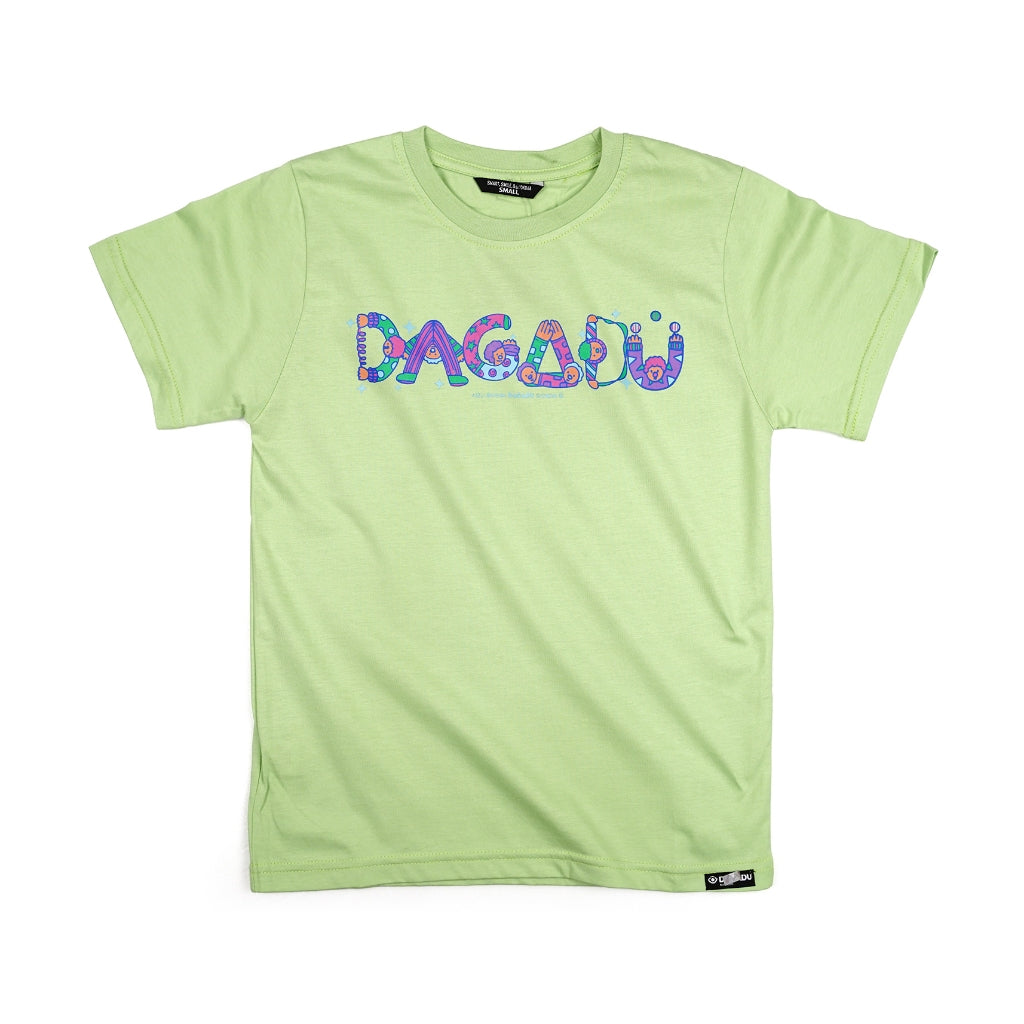 Dagadu Kaos Anak Usia 7-14 Tahun Dagadu Clown - Nile Green