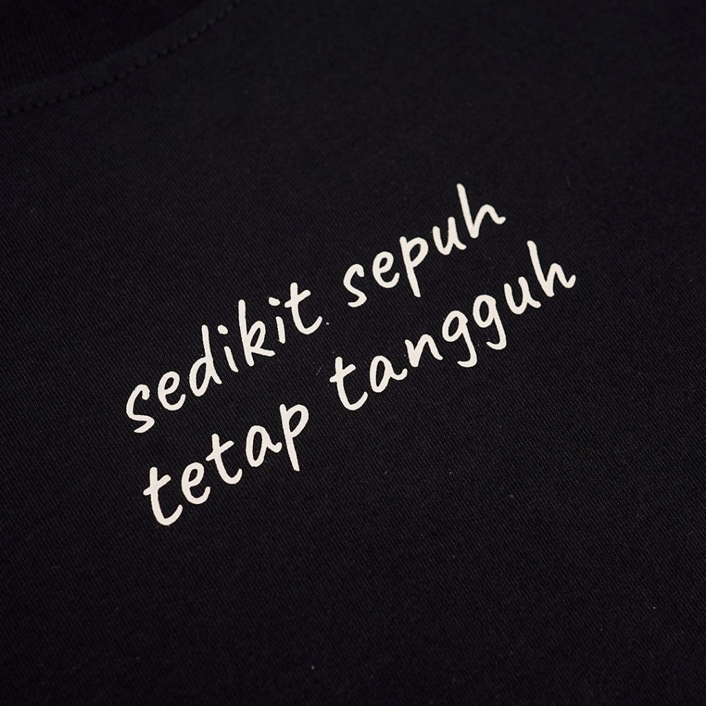 Dagadu Kaos Bigsize Becak Sepuh - Hitam