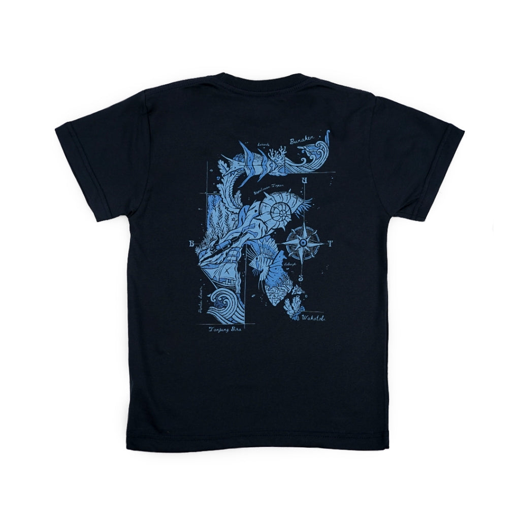Dagadu Kaos Sulawesea - Biru Navy