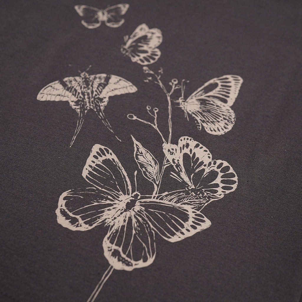 Dagadu Kaos Anak 0-7 Tahun Kupu Sulawesi - Charcoal