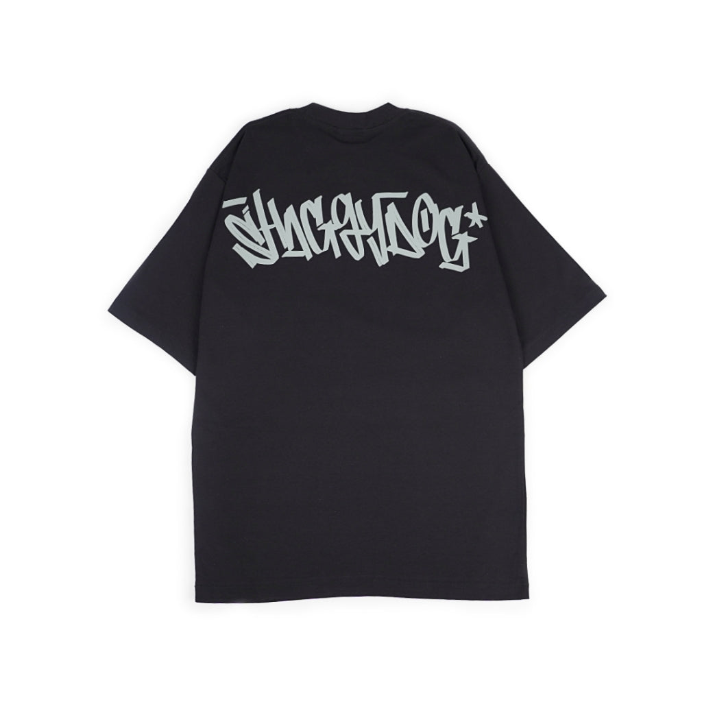 Kaos Oversize Official Merch Shaggydog Graffity x Dagadu - Hitam