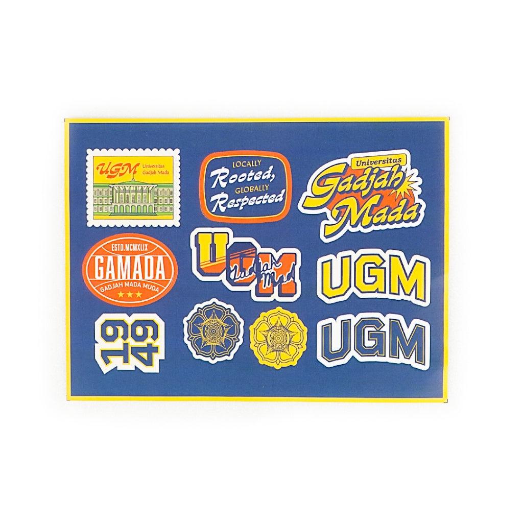 Sticker Merch UGM x Dagadu