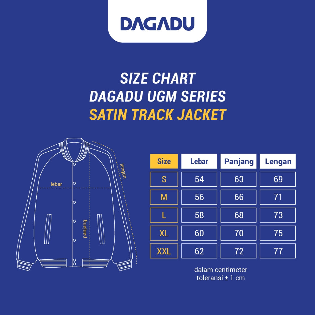 Tracktop Satin Merch UGM x Dagadu