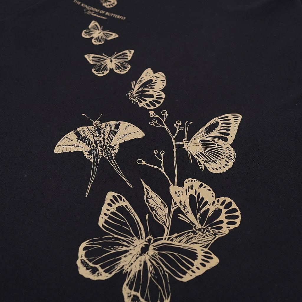 Dagadu Kaos Kupu Sulawesi - Hitam