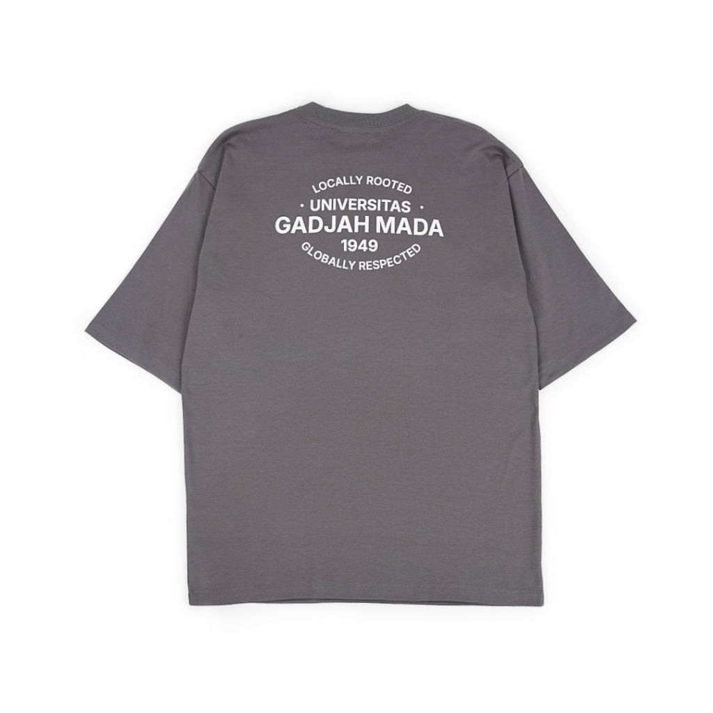 Kaos Merch UGM x Dagadu Oversize - Charcoal