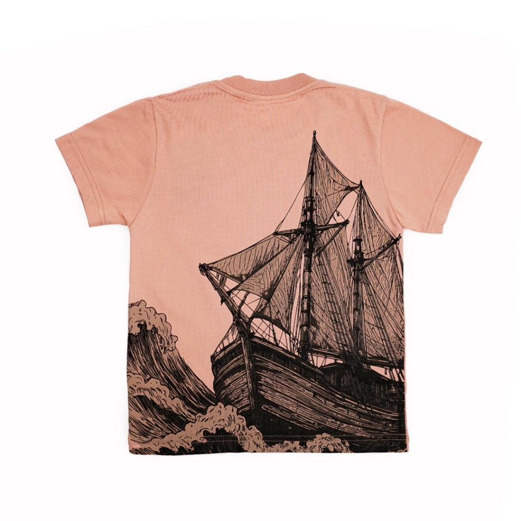 Dagadu Kaos Anak 0-7 Tahun Pinisi - Mocha Mousse