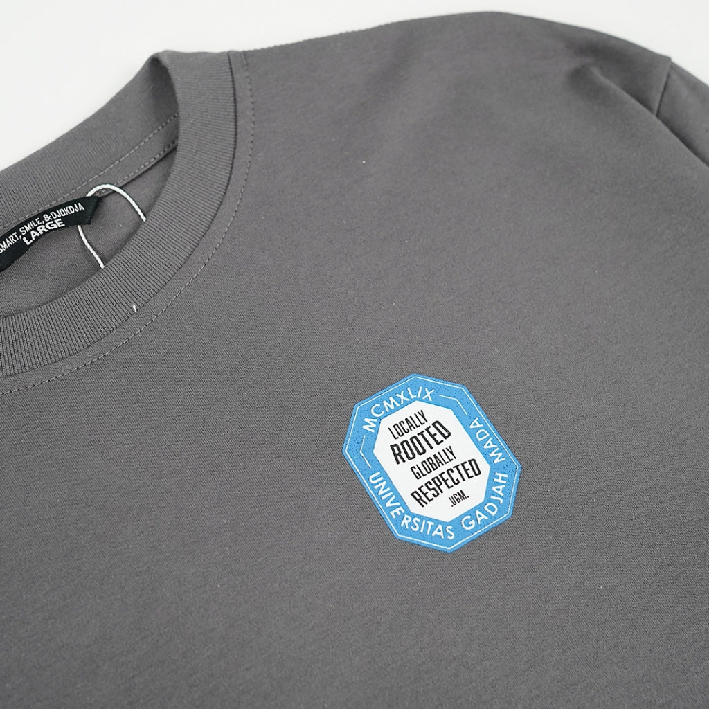 Kaos Merch UGM x Dagadu Oversize - Charcoal
