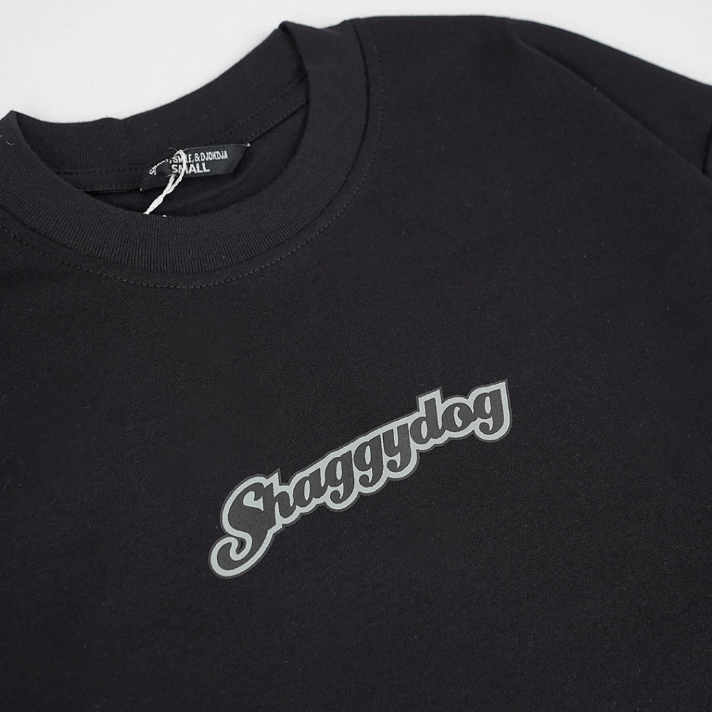Kaos Oversize Official Merch Shaggydog Graffity x Dagadu - Hitam