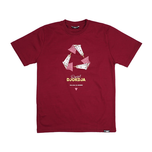 Dagadu Kaos Revisitdjok - Burgundy