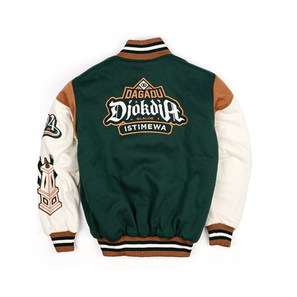 Dagadu Jacket Varsity - VARSITY HIJAU