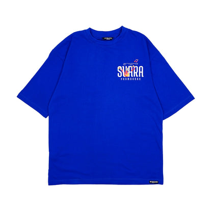 Dagadu Official Merch Swara Prambanan 2024 Kaos Oversize Swara Note - Blue