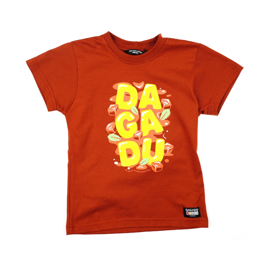 Dagadu Kaos Anak Usia 0-7 Tahun Freshy - Autumn Orange